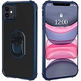 Restoo iPhone 11 Case,Protective Clear Case with [Kickstand Ring] [Soft Shock Absorbing Bumper] for iPhone 11 6.1 inch,Blue