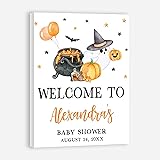 Personalized Orange A Little Boo Baby Shower