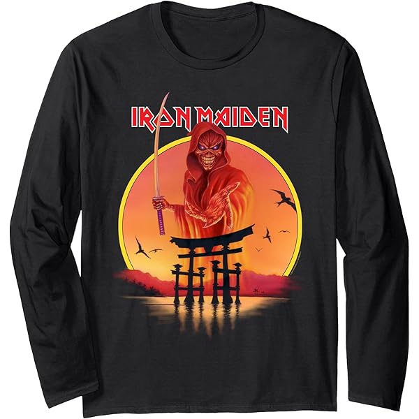Amazon.com: Iron Maiden - Orange Eddie Japan T-Shirt
