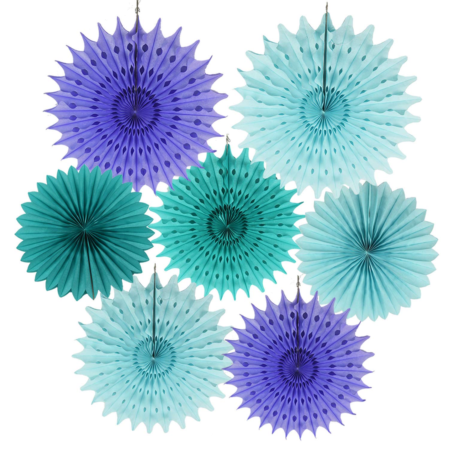 Galleon Mermaid Baby Shower Decorations Aqua Blue Teal Purple