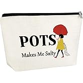 Gfhzdmf Inspirational Gifts For Women Funny Make Up Bag For Her Pots Awareness Gift Pots Syndrome Warrior Gift Dysautonomia Awareness Gift Travel Cosmetic Pouch Birthday Christmas Gifts For Women