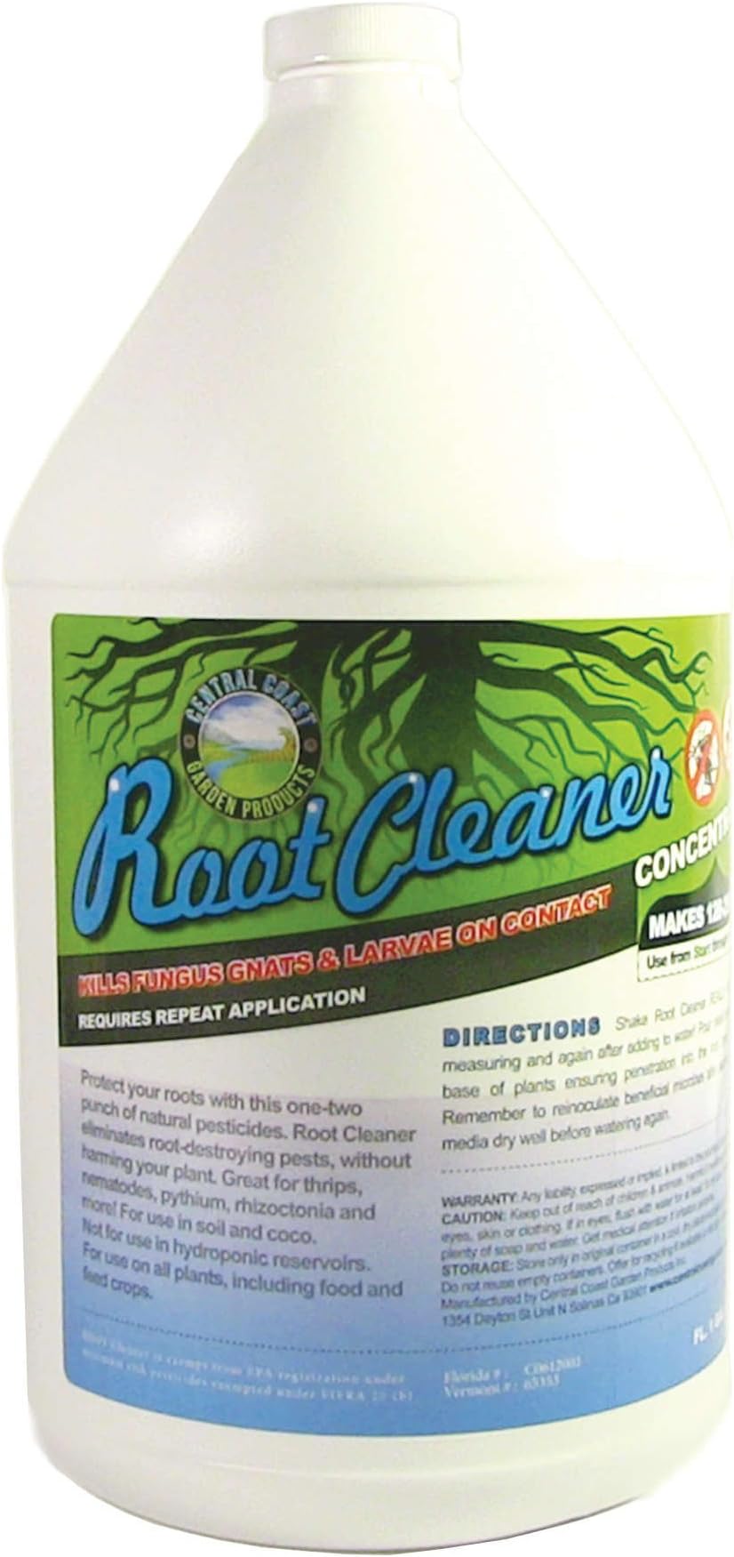 Root Cleaner - Soil Gnat, Fungus and Pathogen Killer (128 Ounce/1 Gallon)