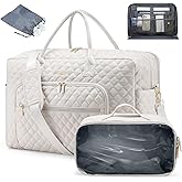 LOVEVOOK Travel Duffle Bag - Women's Weekender Carry On Overnight Laptop & Gym Bag With Toiletry/Shoe Pocket, Hospital Labor Bag
