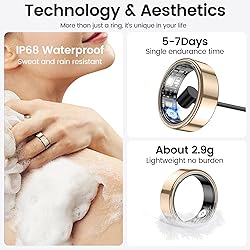 Temdan Smart Ring (2025 Upgraded), Wearable Fitness