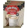 Caffe D’Vita Mocha Cappuccino Mix - Mocha Powder Mix, Instant Cappuccino Mix, Gluten Free, No Cholesterol, No Hydrogenated Oils, No Trans Fat, 99% Caffeine Free, Mocha Mix - 0.5 Oz Packets, 48-Pack