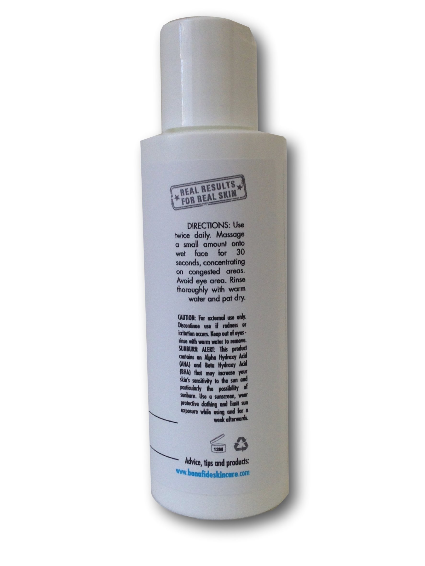 AHA BHA Exfoliating Cleanser with Glycolic Acid Salicylic Acid and