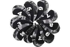 WOONEKY Golf Putter Cover Lightweight Waterproof Golf Club Headcover with Number Id for Travel and Outdoor Protection