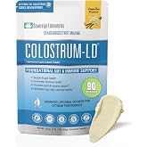 Colostrum-LD Powder, Natural Vanilla Flavor, 16oz / 453g | Liposomal delivery, max absorption. Gut, leaky gut &amp; immune support. Skin &amp; hair. Grade-A dairy, first milking. Gluten-free.
