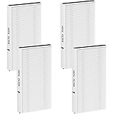4 Packs Replacement Filter for Panasonic, Compatible with Panasonic Models FV10VE1, FV-10VE1, FV10VEC1, FV-10VEC1, Projector Cartridge for Panasonic Replaceable Air Filter Cartridge