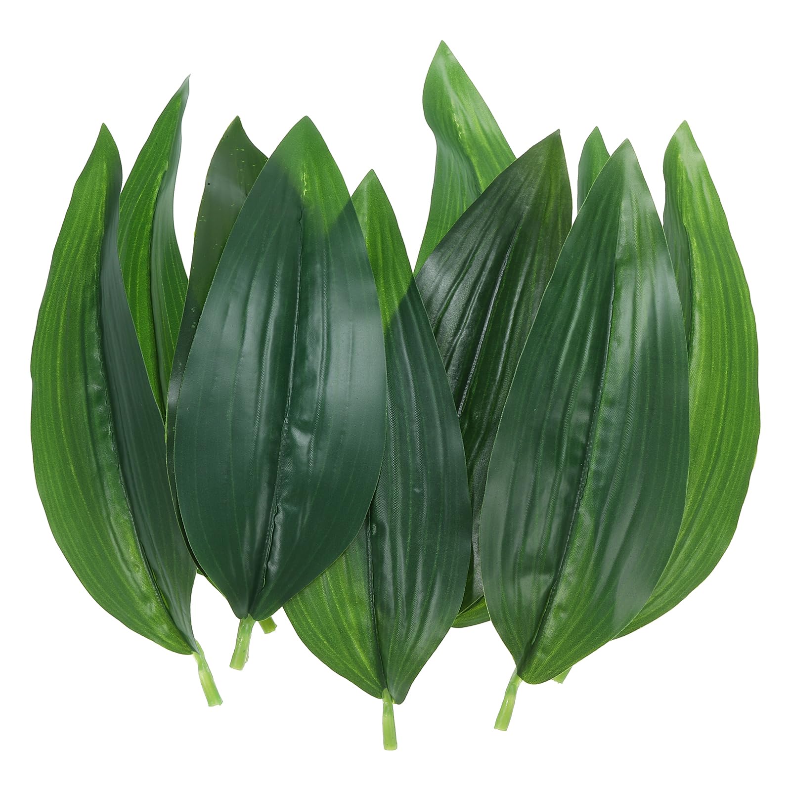 PATIKIL 6.69x1.97 Artificial Silk Leaf, 40 Pcs Artificial Greenery Leaves Fake Leaves Fake Crafts Leaves for DIY Wedding Bouquets Home Decoration