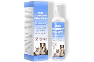 Virmate Dog Not Here! Pet Training Solution – Prevents Chewing, Licking & Peeing – Helps Pets Learn Where Not to Urinate – Safe for Indoor and Outdoor Use – 5.92 fl oz