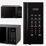Hisense Freestanding 23L Digital Microwave H23MOBS5HUK Black 800W 6 Auto view 3