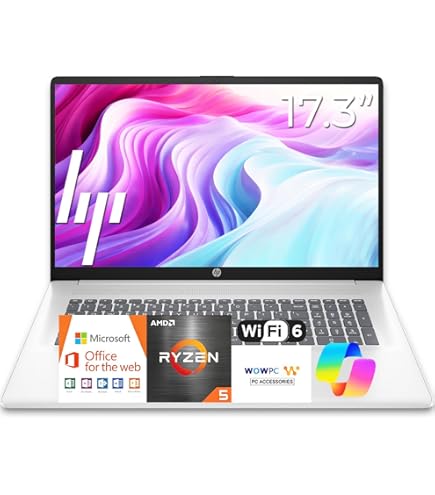 HP メモリ3GB HDD320GB office2019 Windows10 Bluetooth ノートパソコン Amazon.com: HP 17 inch Business Laptop Computer • 2026 Edition