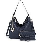 MARCO M KELLY Large Hobo Bags for Women Designer Crossbody Shoulder Purses PU Leather Tote Handbags with Wallet | Large, Designer, Purses, PU Leather, with Wallet