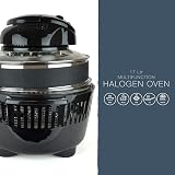 Kitchen Perfected 17Ltr Halogen Low Fat Oven Black E4702BK - Roast & Grill view 2