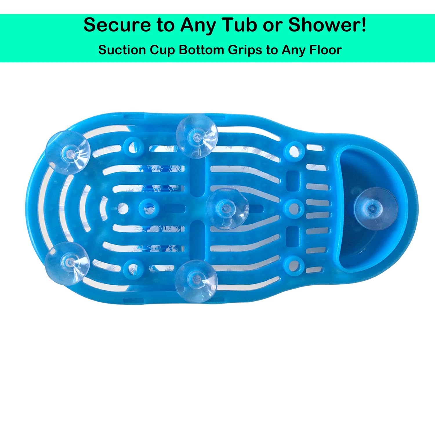 Simple Feet Cleaner,Evermarket Magic Foot Scrubber,Exfoliating Easy Cleaning Brush,Feet Washer Shower Spa Massager Slippers: Beauty
