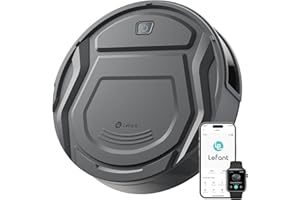 Lefant M210 Pro+ Robot Vacuum Cleaner, 6000Pa Suction, 200 Mins Runtime, PreciSense Obstacle Avoidance, Self-Charging, Slim &