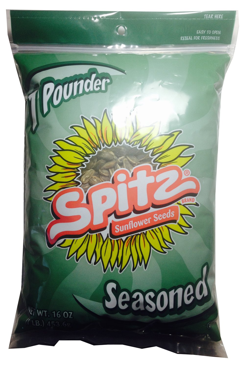 Spitz Sunflower Seeds Dill Pickle, 1 Pound Bag (Single)