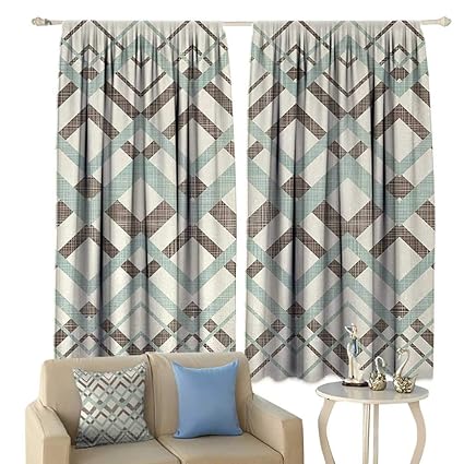 Amazon Com Fengruiyanjing Chevron Room Darkening Wide Curtains