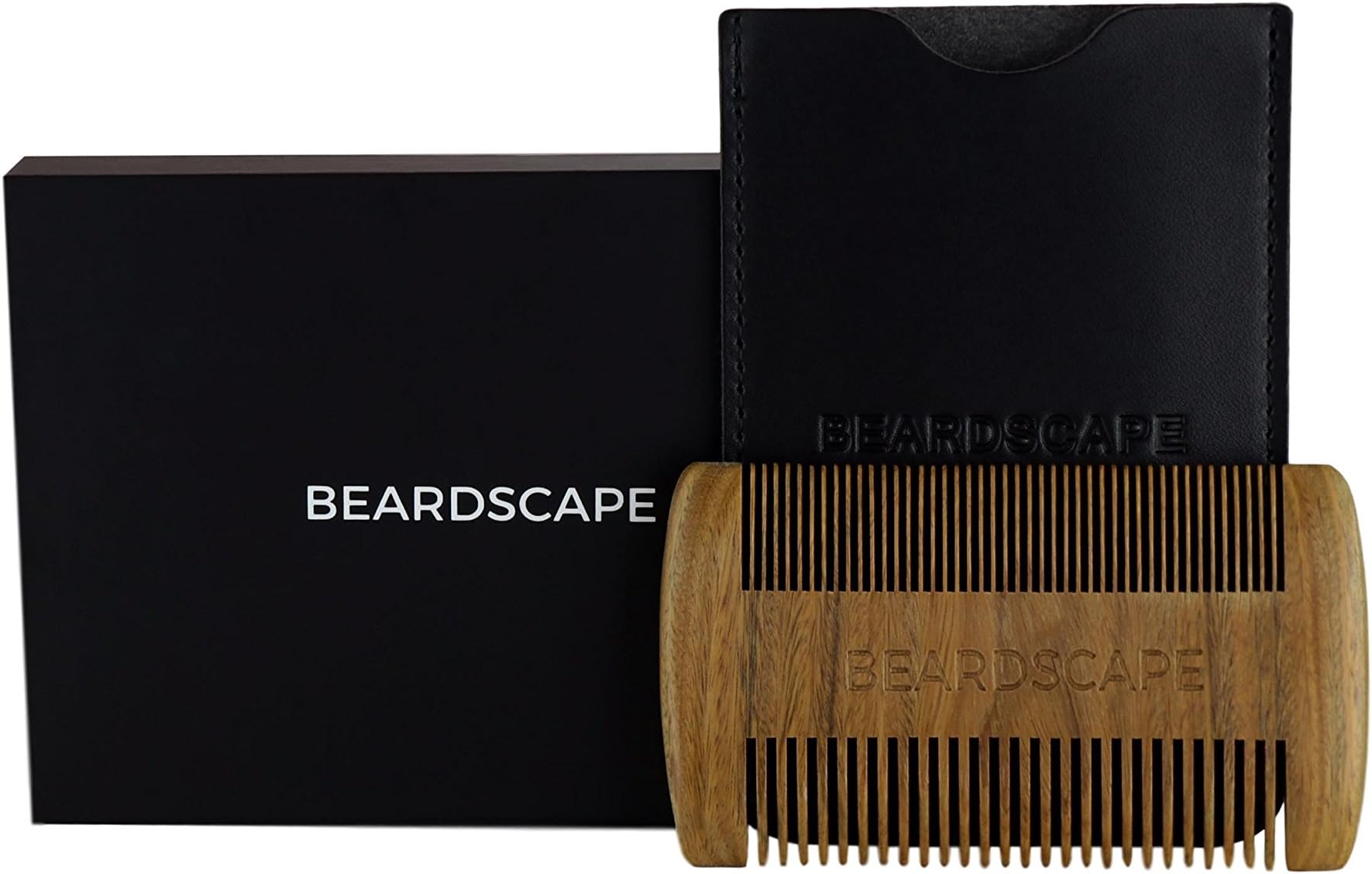 Beardscape Sandalwood Beard Comb