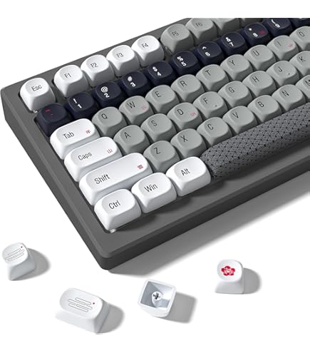 Amazon.com: YMDK 61 64 68 ANSI Dye Sub 60% Carbon Custom Keycaps