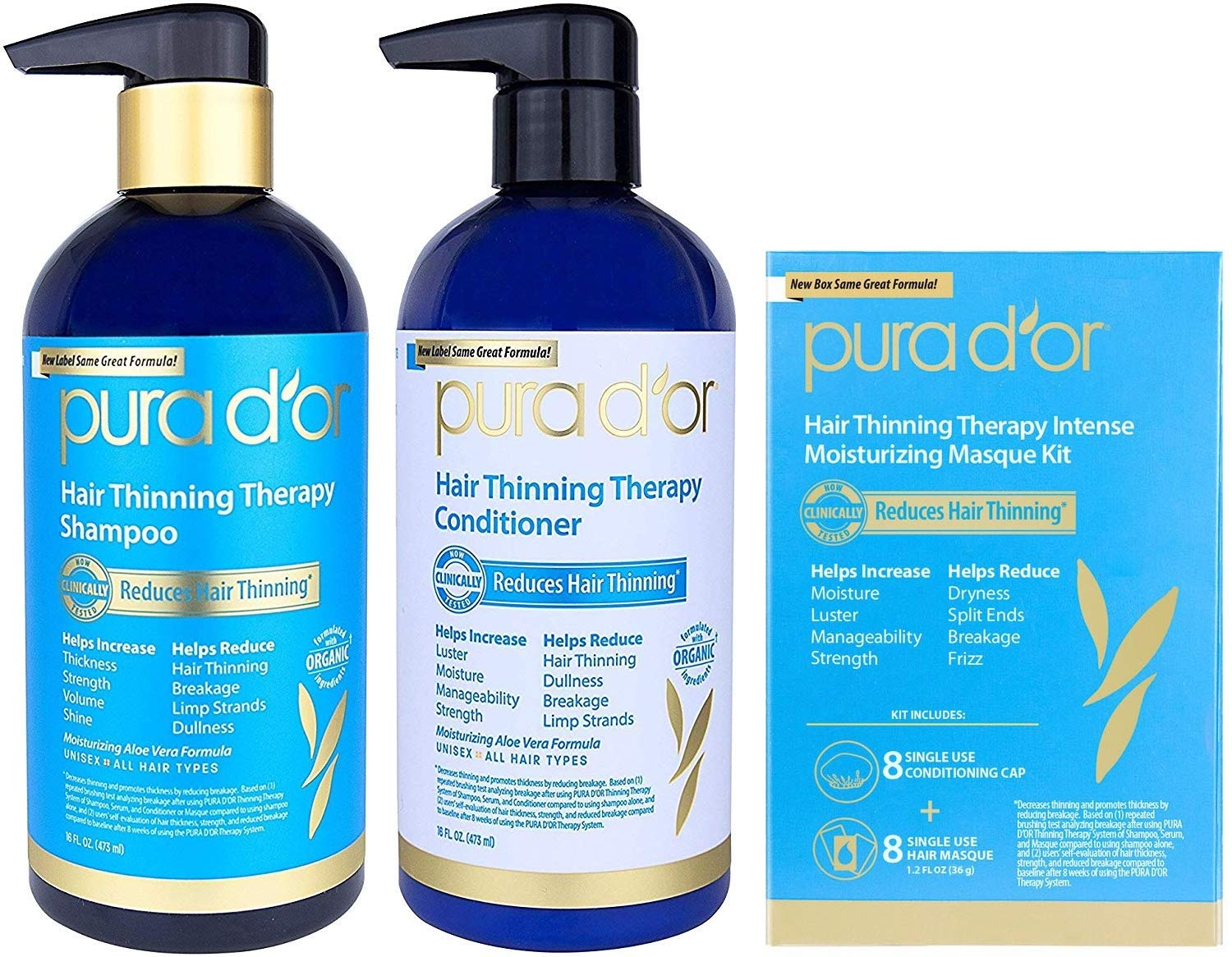 PURA D'OR Intense Therapy Conditioner Repairs Damaged