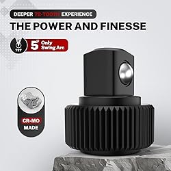 TOMMARS Ratchet Set 1/4" 3/8" 1/2" Drive Ratchet