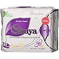 SHUYA Ultral Thin Patented Negative ion Pads for Women with Wings, Aluminum foil Package Super Absorbency,Mint Herbal Scented Sanitary Pad, Size 245mm-30Count(Pack of 3)