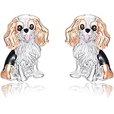 Dreamboat Dog Breed Stud Earrings for Women 925 Sterling Silver Puppy Jewelry Gifts for Dogs Mom Pet Lovers