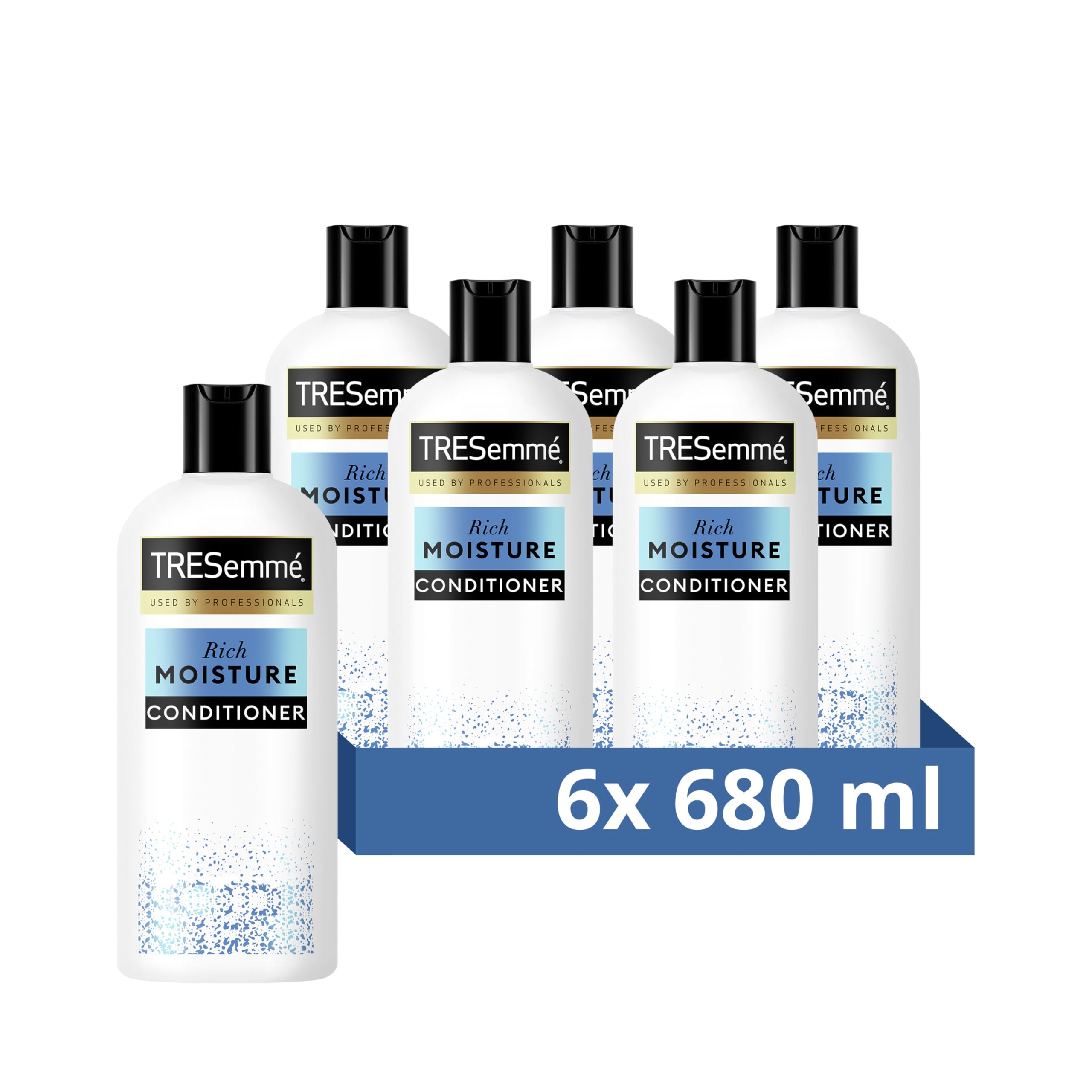 TRESemme Rich Moisture Conditioner luxurious moisture for all-day hydration for dry, damaged hair 6x 680 ml