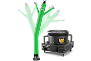 LookOurWay Air Dancers Wacky Waving Inflatable Tube Man Set - 20 Feet Tall Inflatable Dancing Man with Blower for Business Advertising