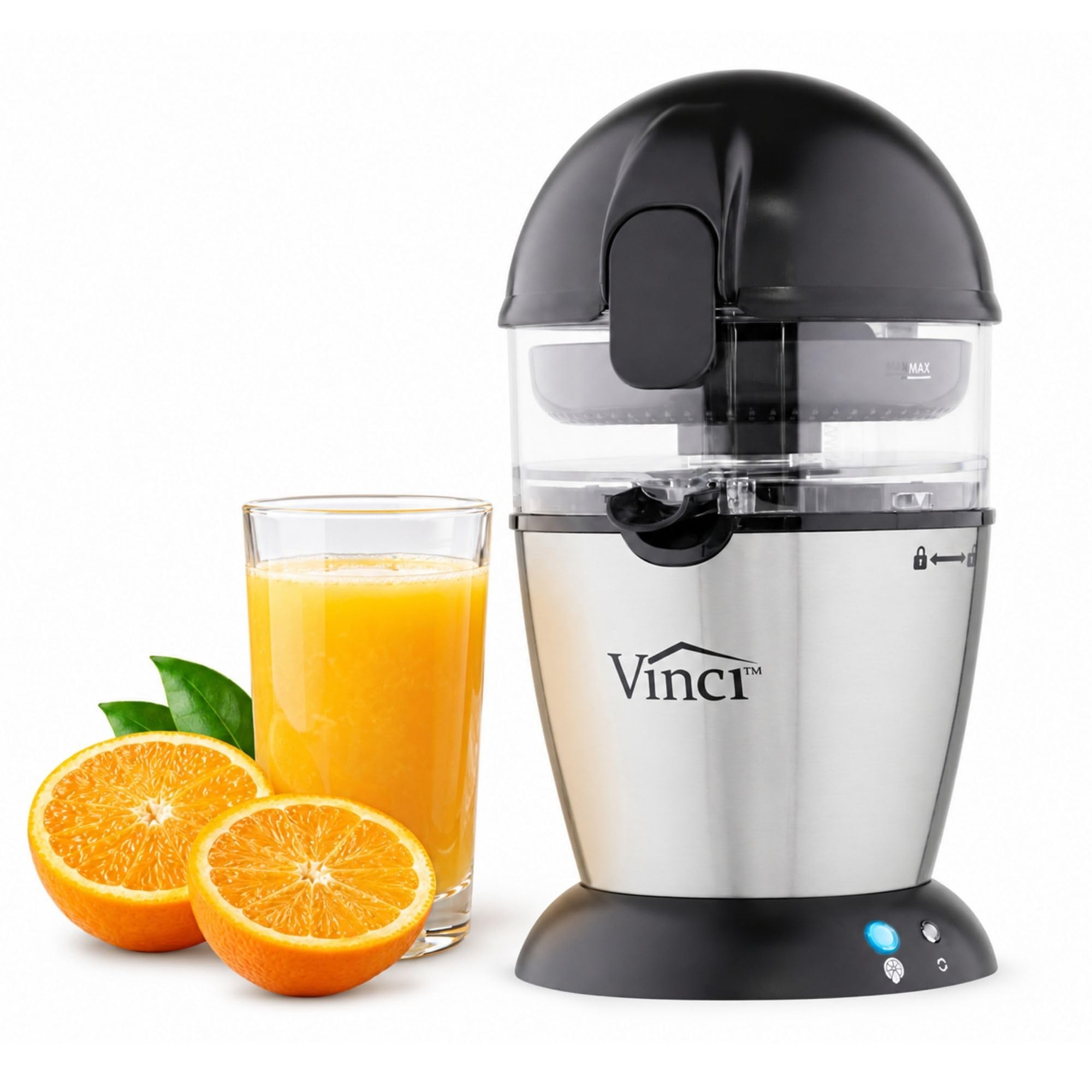 Vinci Electric Juicer, Hands Free Automatic Compact Citrus Press Machine