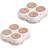 Women Legs Replacement Heads for Flawless Legs Shaver, 2 Pack | Sharp replacement blades, For women full leg hair shaving, Dual spare heads, Ideal for travel and daily home use