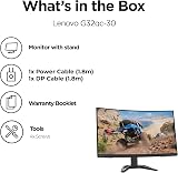 Lenovo G32qc-30 32 Inch Gaming Monitor WQHD 165Hz 0.5ms AMD FreeSync VA PS Xbox view 7
