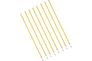 Frebuta 4PCS Soccer Yellow Agility Poles Set for Turf Telescoping Agility Poles for Football Drills and Training Athletic Professional Quality Speed Poles Coaching Sticks for Sports (4PCS)
