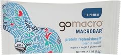 GOMACRO BAR PEANUT BTR 2.3OZ