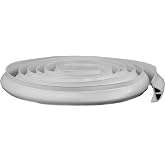 EasyFlex Marine P-Profile Dock Edging, White, 10' Coil
