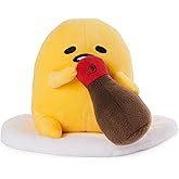 GUND Sanrio Gudetama The Lazy Egg Stuffed Animal, Gudetama with Soy Sauce Plush Toy for Ages 1 and Up, 5”