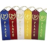 Horse Show Ribbon Display RibbonsNow Track & Field Ribbons 1st - 6th Place, 72 Bands Total... Horse Ribbons For Awards