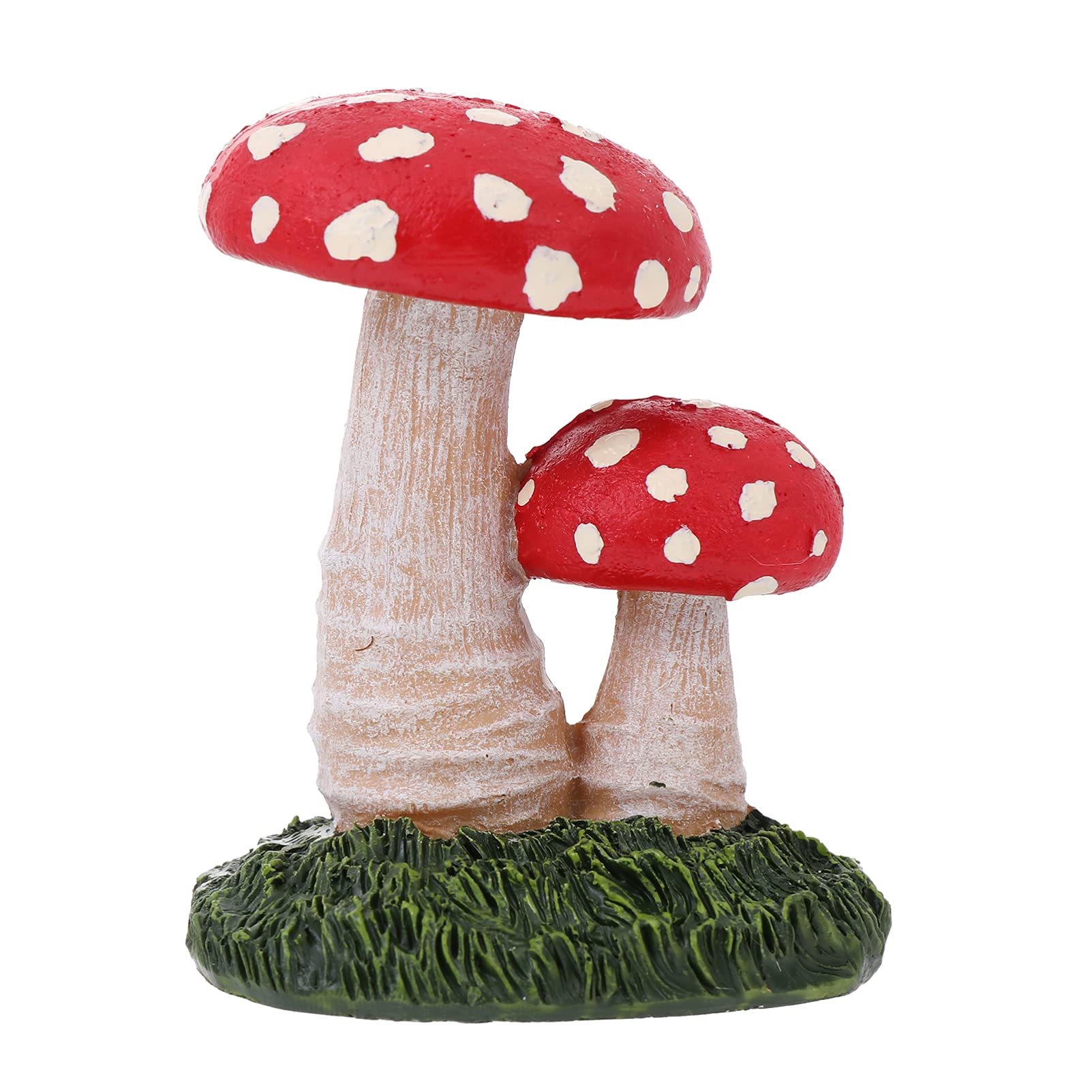 YARNOW Resin Mushroom Decoration Craft Rural Style Tabletop Adornment Mushroom Decor Cute Mushroom Figurine Indoor Decoration