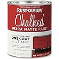 Rust-Oleum 329211 Chalked Ultra Matte Interior Paint, 30 oz, Farmhouse Red