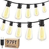 Larkvue 97FT Outdoor String Lights, Patio Lights