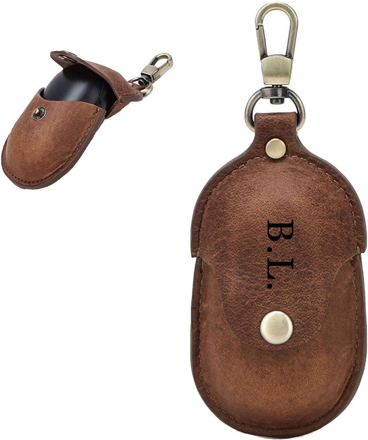 for Galaxy Buds Case, Personalized Genuine Leather Case