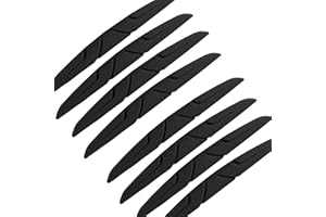 Hosawtek Car Door Edge Guards,6-Piece Set Streamlined Rubber Bumpers for All Vehicles - Easy to Install Using Highly Adhesive