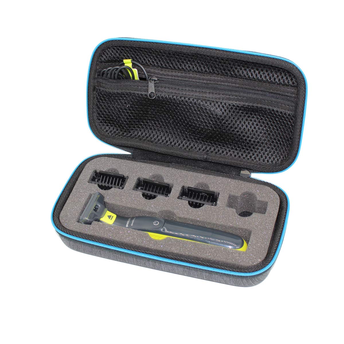 ESCOCO Hard Travel Case Bag for OneBlade QP2530/25 QP2520/25 QP2620/25 Hybrid Trimmer & Shaver