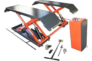 KATOOL Mid Rise Scissor Lift 110V Electric Power Mid-Rise Car Lift Max. Lifting Height 41.25" X85-110V