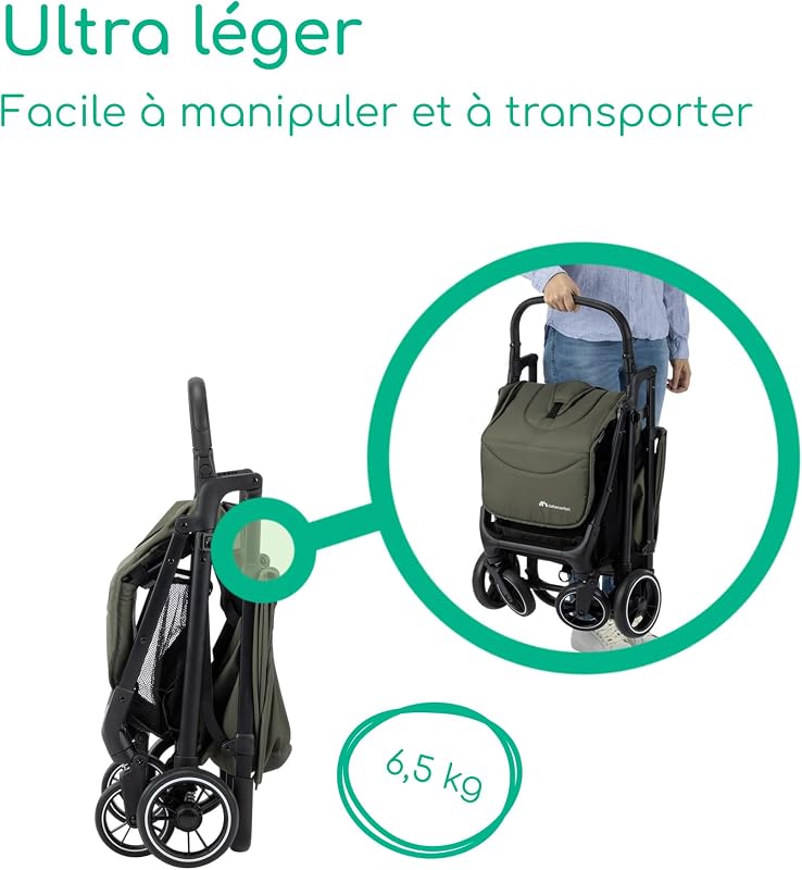 Azur, Poussette Canne, 0–3 Ans (15 kg), Mineral Graphite