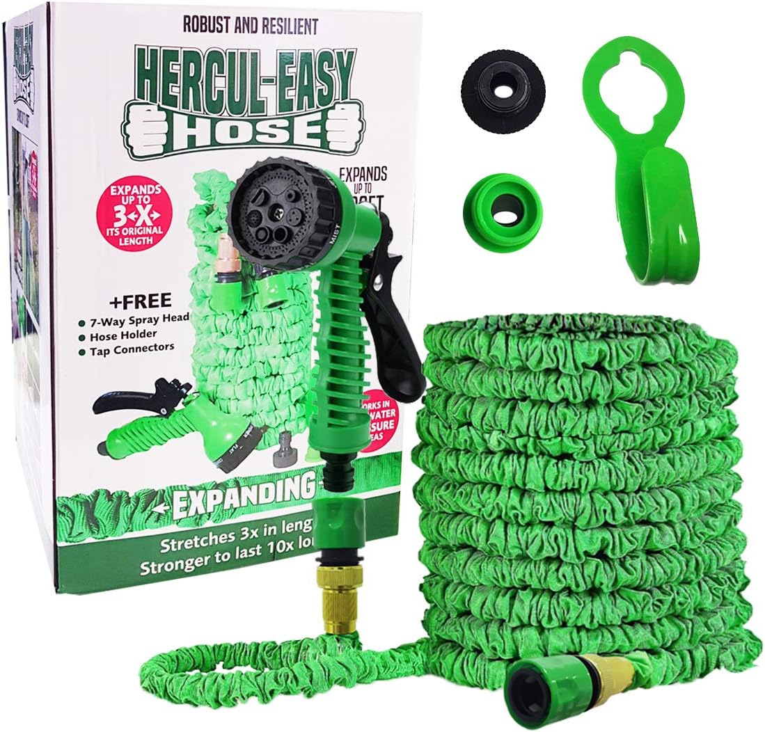 Lightweight Expanding Garden Hose Burst Proof and Tangle Free 7 Way