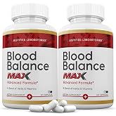 Justified Laboratories Blood Balance Max - 60 Capsules, Pack of 2 - Advanced Circulatory Support Formula with a Blend of Herbs &amp; Vitamins - 60 Servings