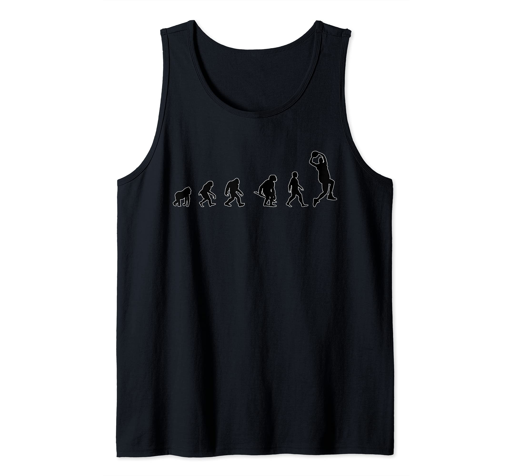 Basketball player Evolution funny playing is fun Tank Top